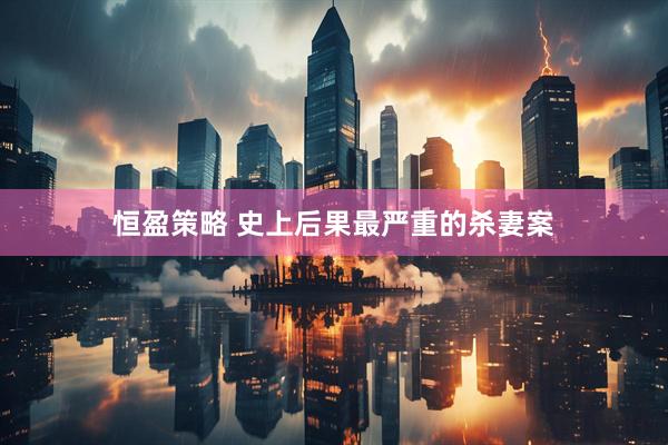 恒盈策略 史上后果最严重的杀妻案