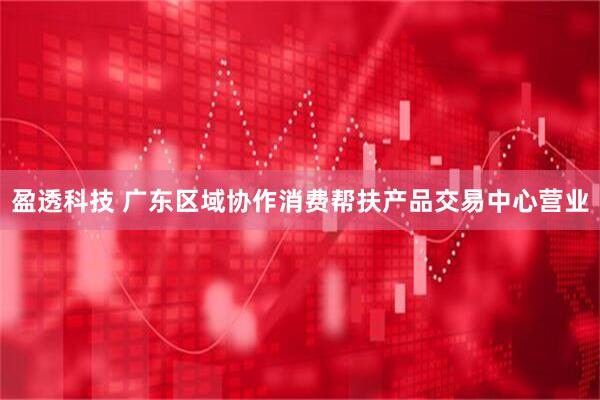盈透科技 广东区域协作消费帮扶产品交易中心营业
